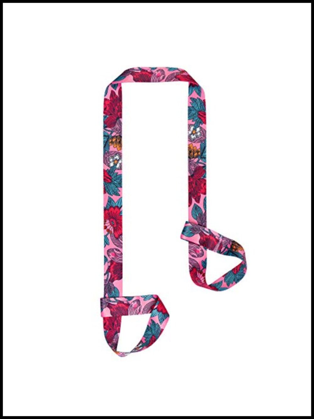 Yoga Mat Strap Adjustable Durable Carrier & Stretching Strap Polyester Cotton